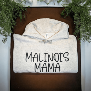 Malinois Mama - 3D Design - Hoodie & Crewneck