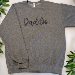 Daddio 3D Puff Design - Hoodie & Crewneck