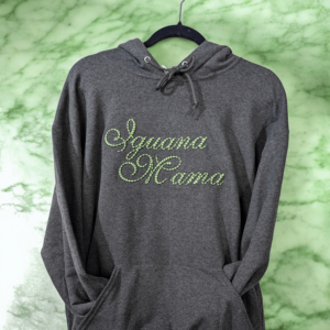 Iguana Mama - 3D Puff Design - Hoodie & Crewneck
