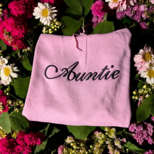 Auntie - 3D Puff Design - Hoodie & Crewneck