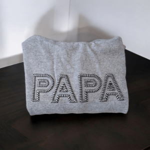 Papa - 3D Puff Design - Hoodie & Crewneck