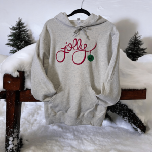 Jolly AF - 3D Puff Design - Hoodie & Crewneck