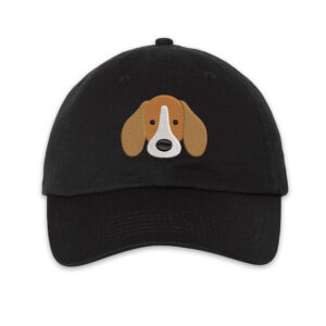 Embroidered Beagle Cap Design