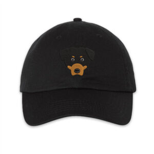 Embroidered Rottweiler Cap Design
