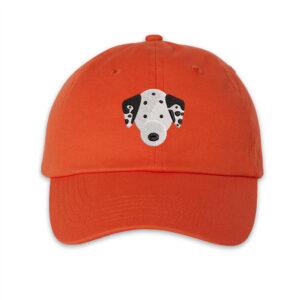 Embroidered Dalmatian Cap Design