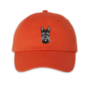 Embroidered Scottish Terrier Cap Design