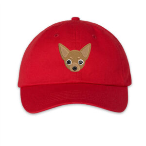 Embroidered Chihuahua Cap Design