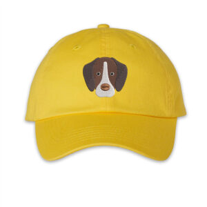 Embroidered Pointer Cap Design