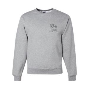 Akita - Embroidered Design - Hoodie and Crewneck