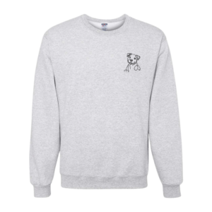 American Staffordshire Terrier - Embroidered Design - Hoodie and Crewneck
