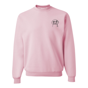 Beagle - Embroidered Design - Hoodie and Crewneck