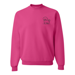 Bichon Frise - Embroidered Design - Hoodie and Crewneck