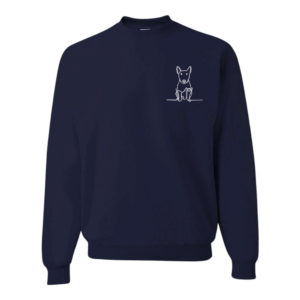 Bull Terrier - Embroidered Design - Hoodie and Crewneck