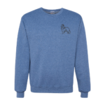 Collie - Embroidered Design - Hoodie and Crewneck