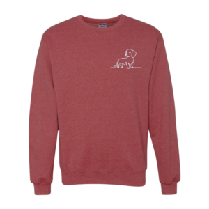 Dachshund - Embroidered Design - Hoodie and Crewneck