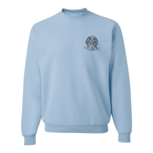 English Springer Spaniel - Embroidered Design - Hoodie and Crewneck